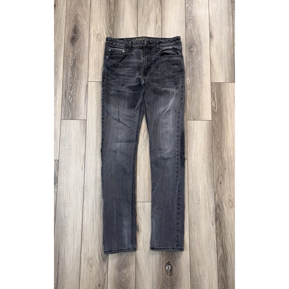 American Eagle Outfitters Extreme Flex Slim Fit Distressed Jeans Mens Size 32x34